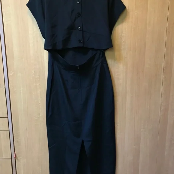 VINTAGE SILK DRESS - Picture 2 of 5